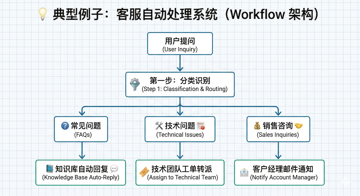 客服 Workflow 示例